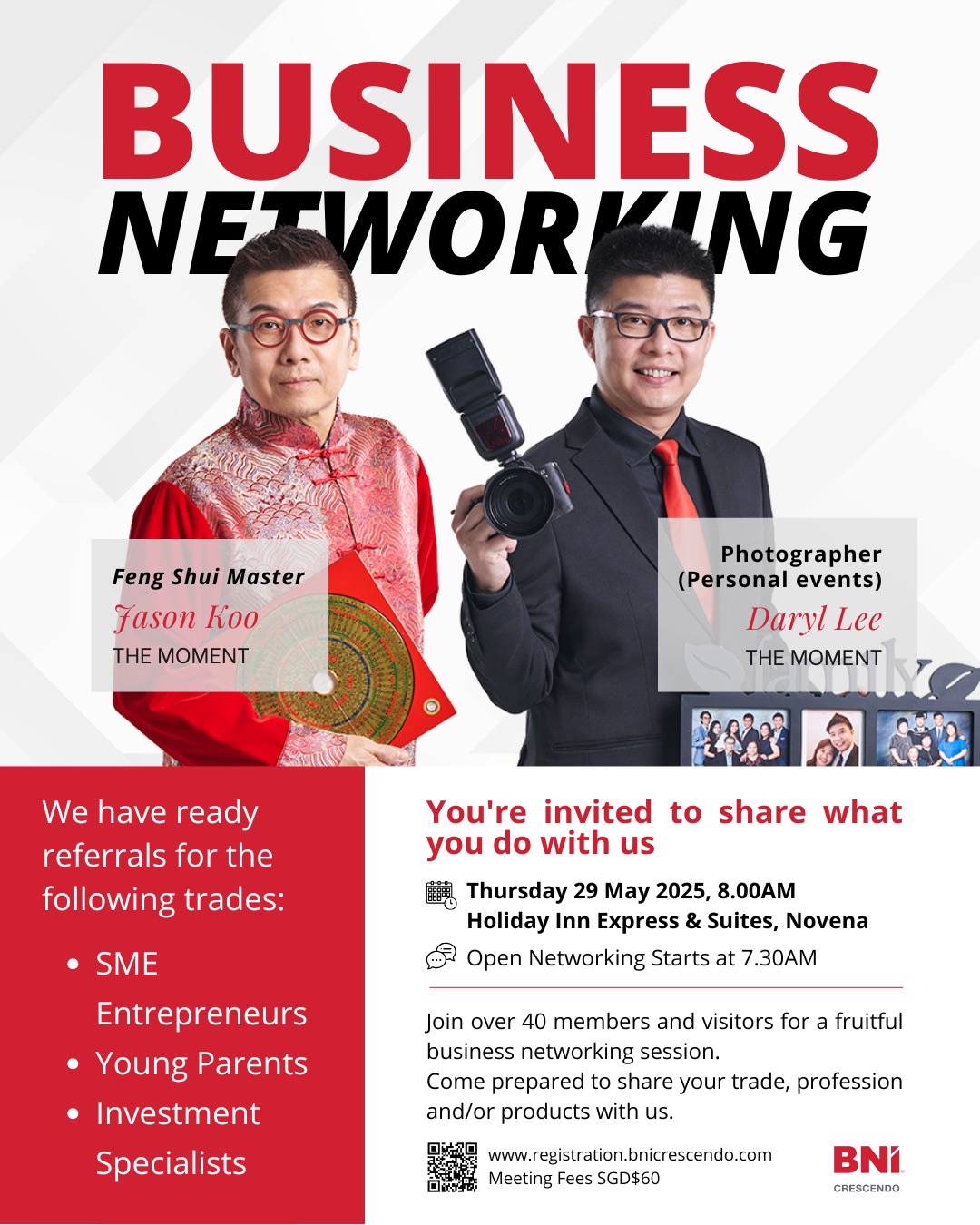 Group portrait from the joint Footprints experience